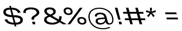 Grtsk Tera Regular Backslant Font OTHER CHARS
