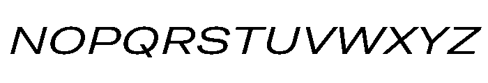 Grtsk Tera Regular Slant Font UPPERCASE
