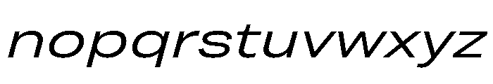 Grtsk Tera Regular Slant Font LOWERCASE