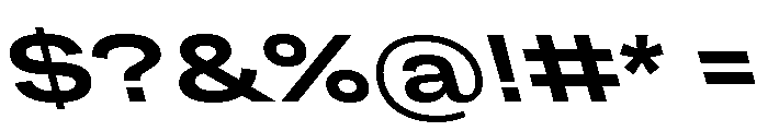 Grtsk Tera Semi Bold Backslant Font OTHER CHARS