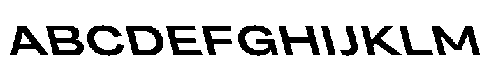 Grtsk Tera Semi Bold Backslant Font UPPERCASE