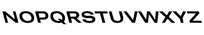 Grtsk Tera Semi Bold Backslant Font UPPERCASE
