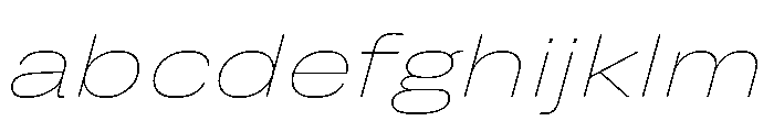 Grtsk Tera Thin Slant FONT
