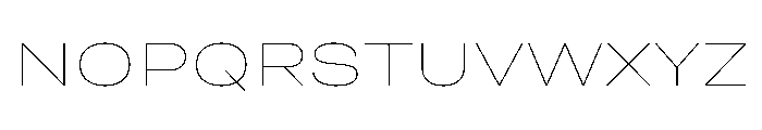 Grtsk Tera Thin Font UPPERCASE