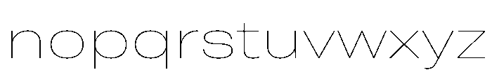 Grtsk Tera Thin Font LOWERCASE