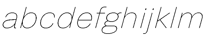 Grtsk Thin Slant FONT