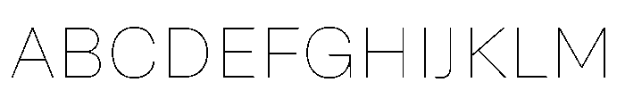 Grtsk Thin Font UPPERCASE