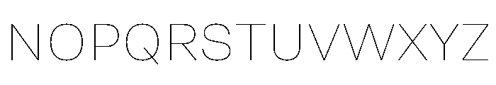Grtsk Thin Font UPPERCASE