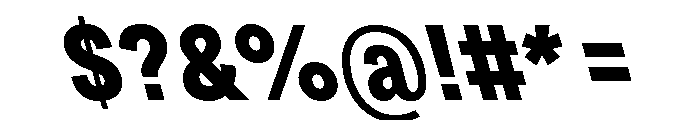 Grtsk Zetta Bold Backslant Font OTHER CHARS