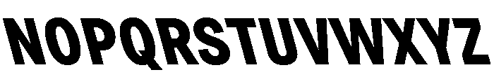 Grtsk Zetta Bold Backslant Font UPPERCASE