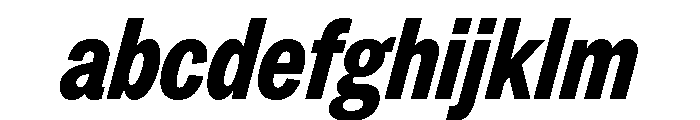 Grtsk Zetta Bold Slant FONT