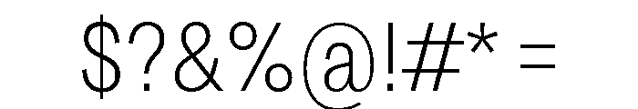 Grtsk Zetta Extra Light Font OTHER CHARS