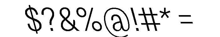 Grtsk Zetta Light Backslant Font OTHER CHARS