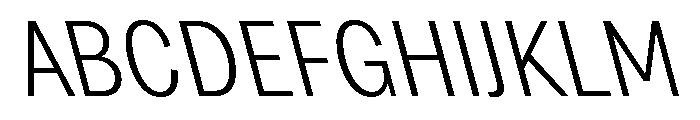 Grtsk Zetta Light Backslant Font UPPERCASE
