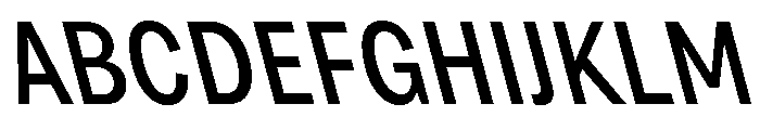 Grtsk Zetta Medium Backslant Font UPPERCASE