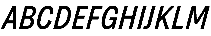 Grtsk Zetta Medium Slant Font UPPERCASE