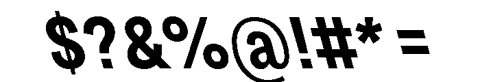 Grtsk Zetta Semi Bold Backslant Font OTHER CHARS