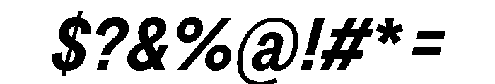 Grtsk Zetta Semi Bold Slant Font OTHER CHARS