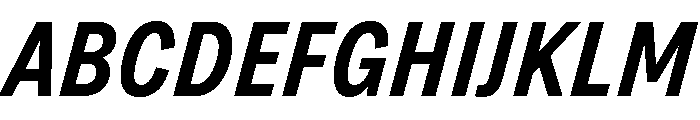 Grtsk Zetta Semi Bold Slant Font UPPERCASE