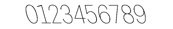 Grtsk Zetta Thin Backslant Font OTHER CHARS
