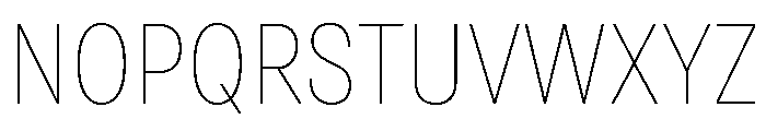 Grtsk Zetta Thin Font UPPERCASE
