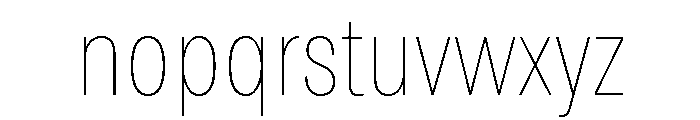 Grtsk Zetta Thin Font LOWERCASE