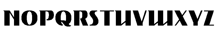Gryffith Black Font UPPERCASE