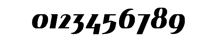 Gryffith Bold Italic Font OTHER CHARS