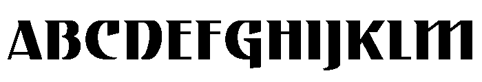 Gryffith Bold Font UPPERCASE