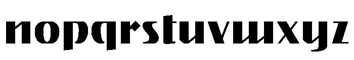 Gryffith Bold Font LOWERCASE