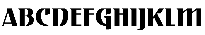 Gryffith Demi Bold Font UPPERCASE