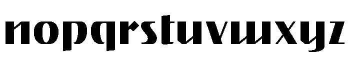 Gryffith Demi Bold Font LOWERCASE