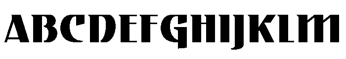 Gryffith Extra Bold Font UPPERCASE