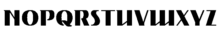 Gryffith Extra Bold Font UPPERCASE