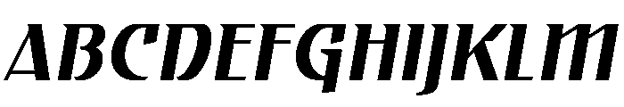 Gryffith Light Italic Font UPPERCASE