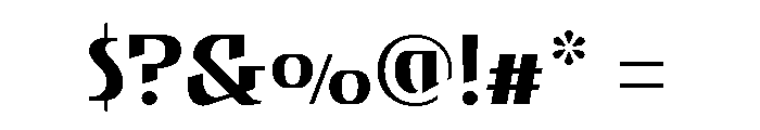 Gryffith Light Font OTHER CHARS