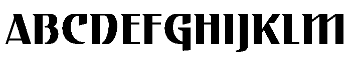 Gryffith Medium Font UPPERCASE