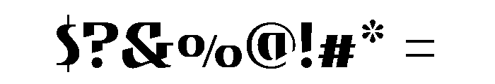 Gryffith Regular Font OTHER CHARS