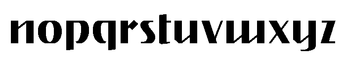 Gryffith Regular Font LOWERCASE