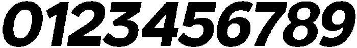 GS Haritsa Extra Bold Italic otf (700) Font OTHER CHARS
