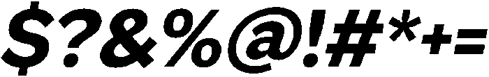GS Haritsa Extra Bold Italic otf (700) Font OTHER CHARS