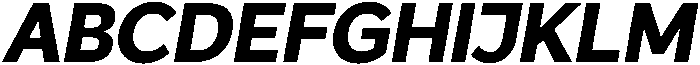 GS Haritsa Extra Bold Italic otf (700) Font UPPERCASE