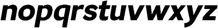 GS Haritsa Extra Bold Italic otf (700) Font LOWERCASE