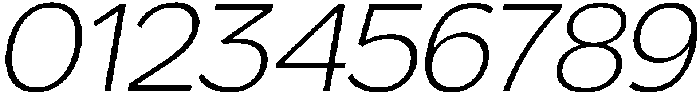 GS Haritsa Extra Light Italic otf (200) Font OTHER CHARS