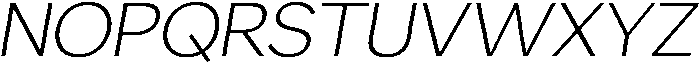 GS Haritsa Extra Light Italic otf (200) Font UPPERCASE