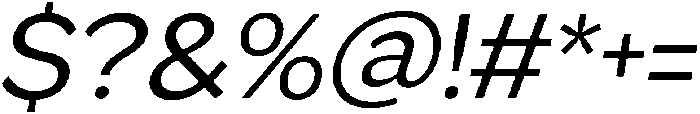 GS Haritsa Italic otf (400) Font OTHER CHARS