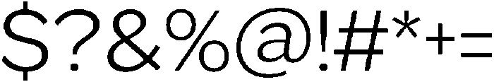 GS Haritsa Light otf (300) Font OTHER CHARS
