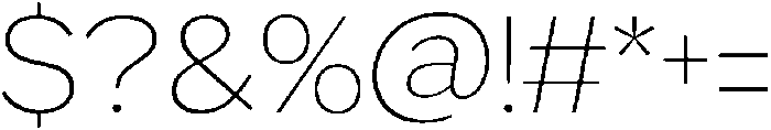 GS Haritsa Thin otf (100) Font OTHER CHARS