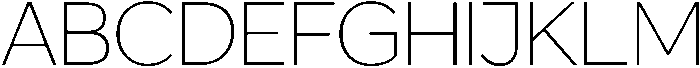 GS Haritsa Thin otf (100) Font UPPERCASE