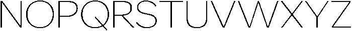 GS Haritsa Thin otf (100) Font UPPERCASE